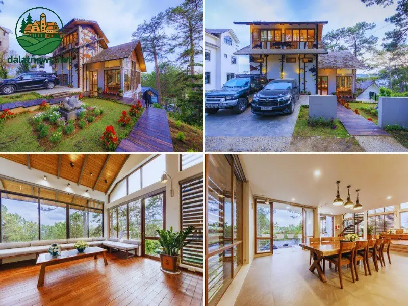 TOP 17 Villa Đà Lạt biệt thự nguyên căn Giá Rẻ Gần Trung Tâm có hồ bơi 13 Villa Tùng Lâm – Gần Hồ Xuân Hương, tiện lợi, sang trọng