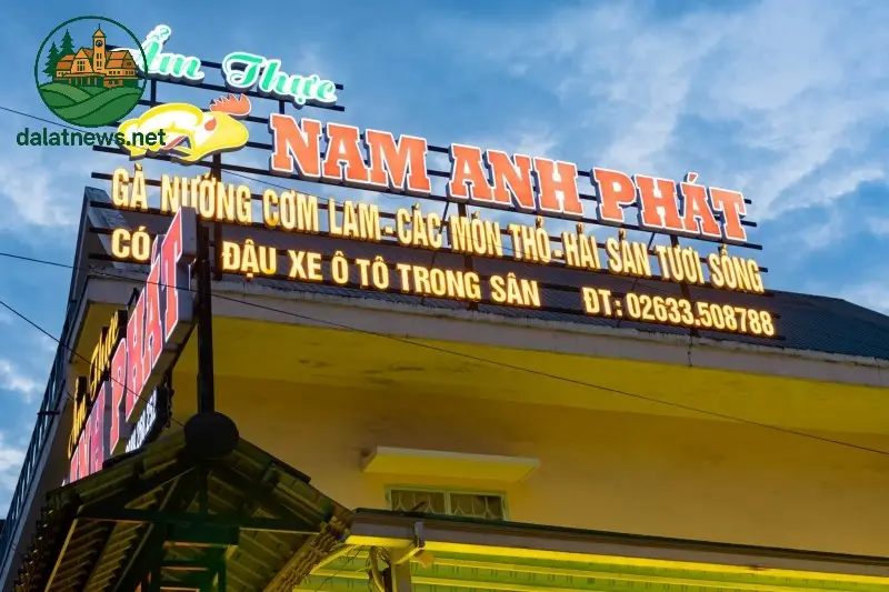 ”Thánh Review” Gợi ý 20# Quán nhậu Đà Lạt Chill ngon nổi tiếng nhất 2 Quán nhậu Đà Lạt Nam Anh Phát